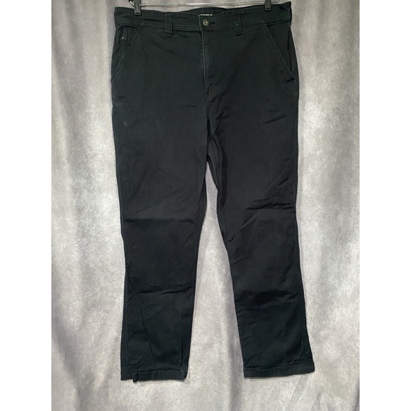 Duluth Pack Other - Duluth Trading Mens 38x34 Flex Fire Hose Relaxed Fit Cotton Work Pants Black